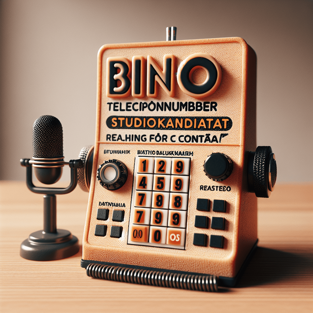Bingo Telefonnummer Studiokandidat So erreichen Sie uns sofort