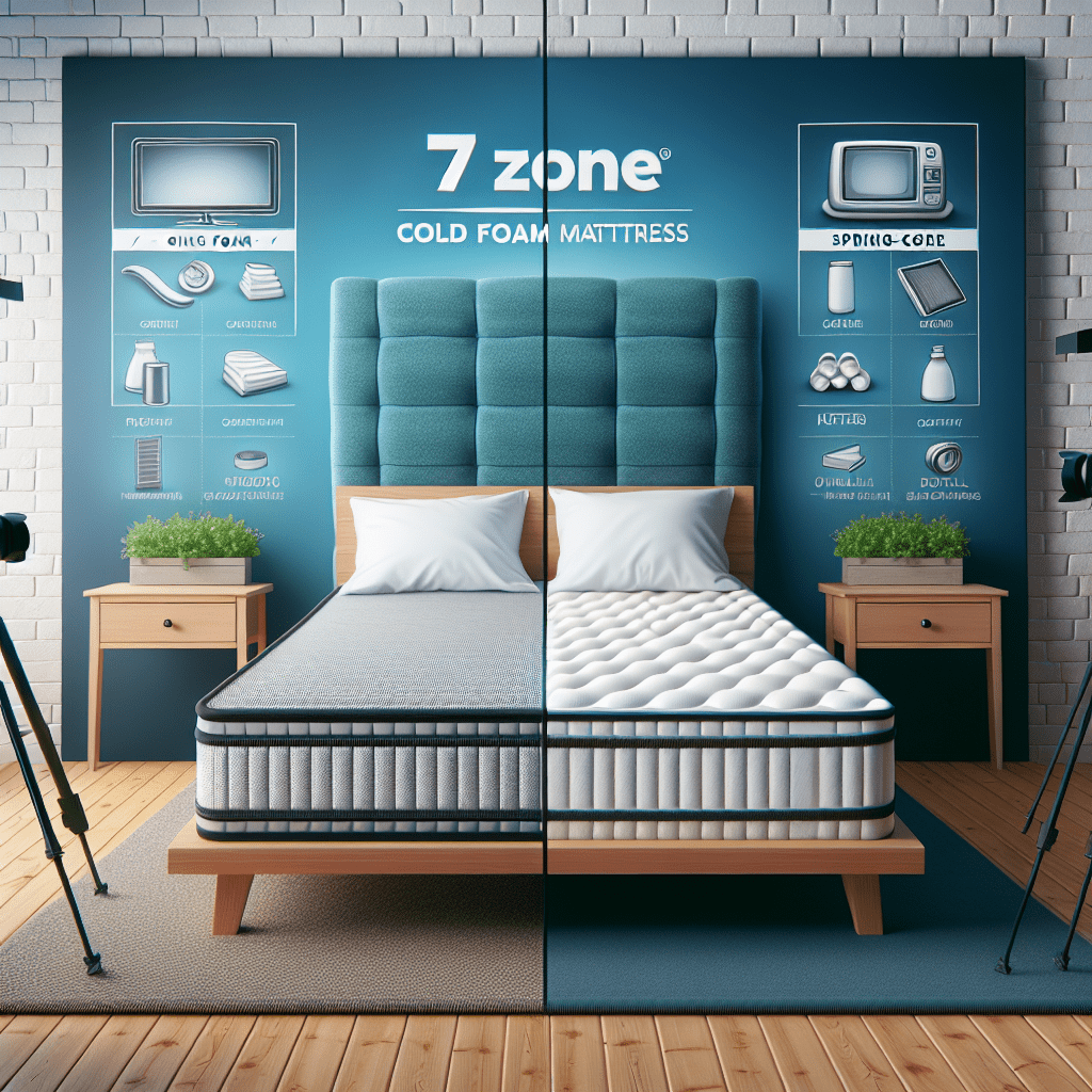 Was ist besser 7 Zonen Kaltschaummatratze oder Bonell Federkernmatratze