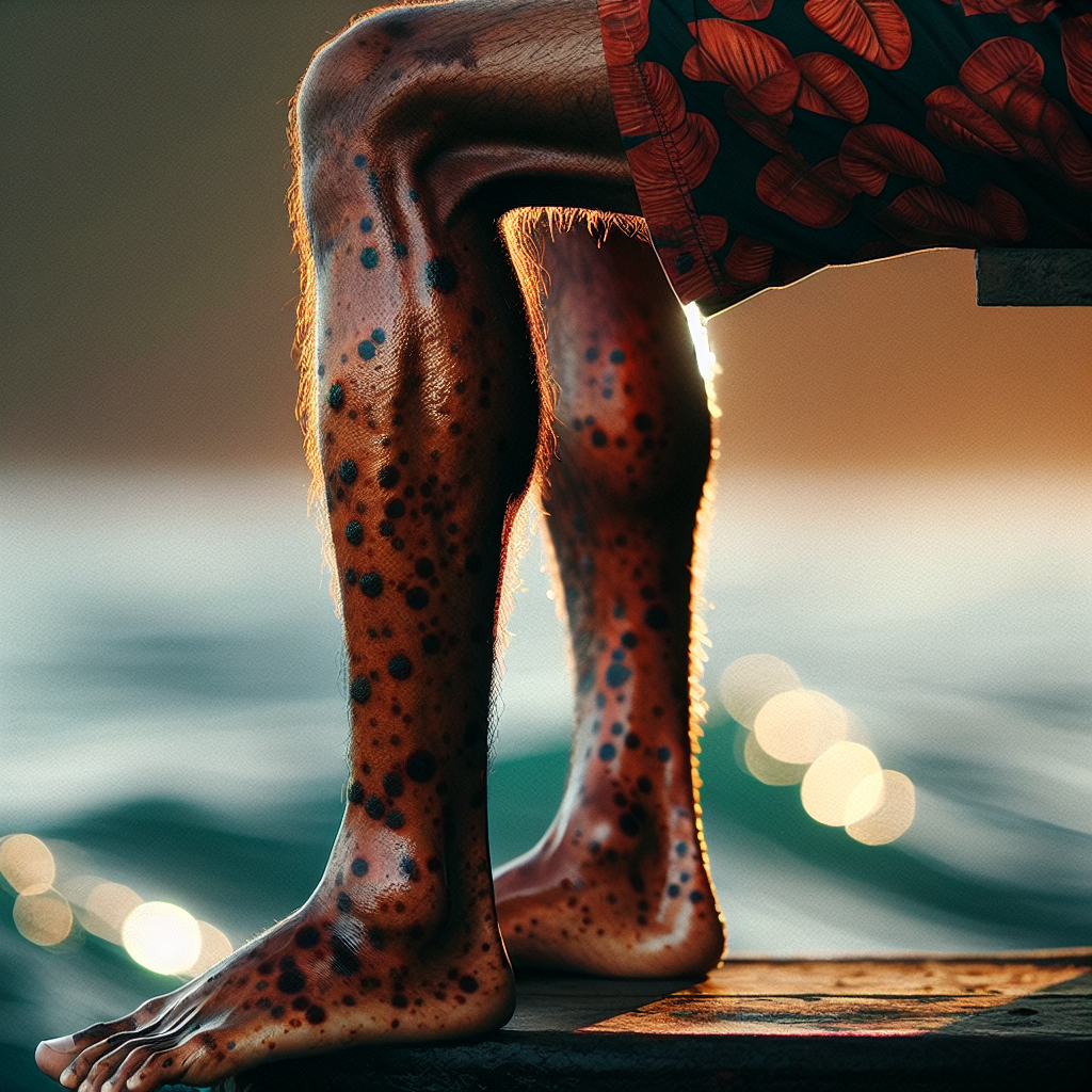 Braune Flecken an den Beinen Bilder Ursachen und Behandlungsmöglichkeiten